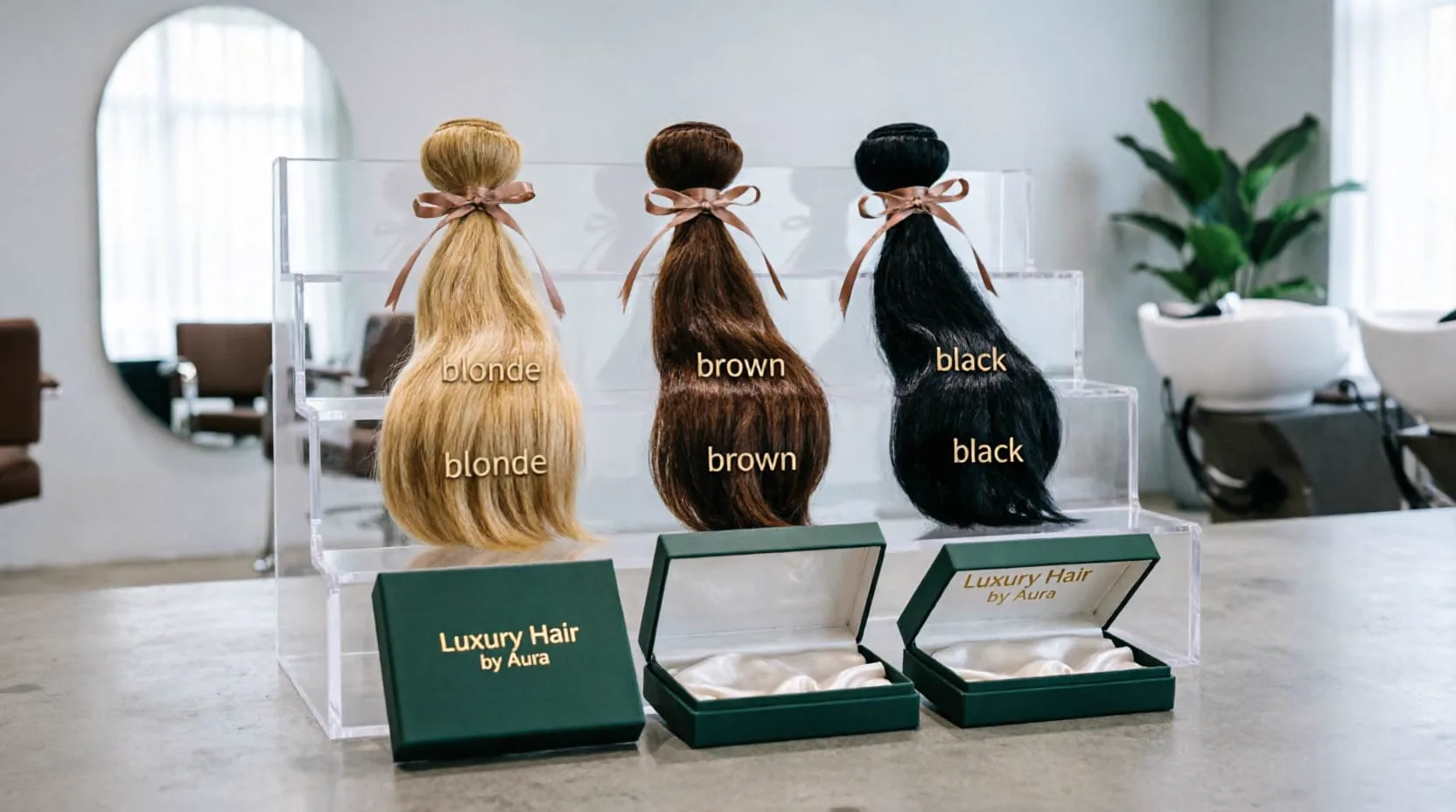 Luxury Hair by Aura — Identitate de Brand — imagine 6