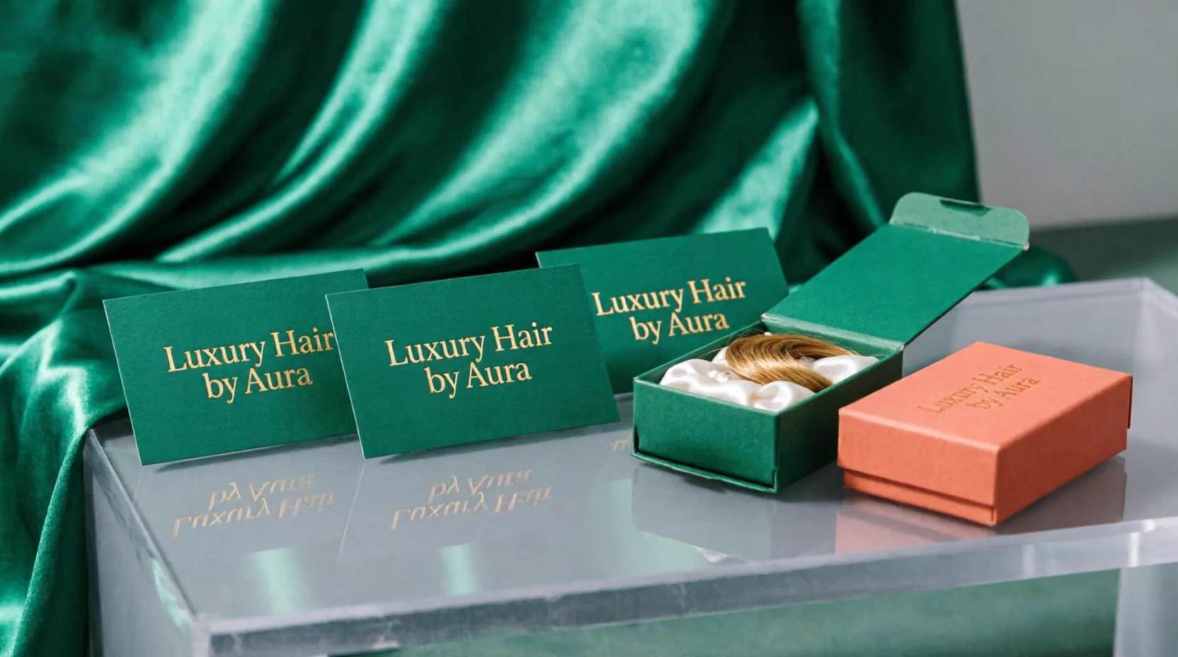 Luxury Hair by Aura — Identitate de Brand — imagine 7