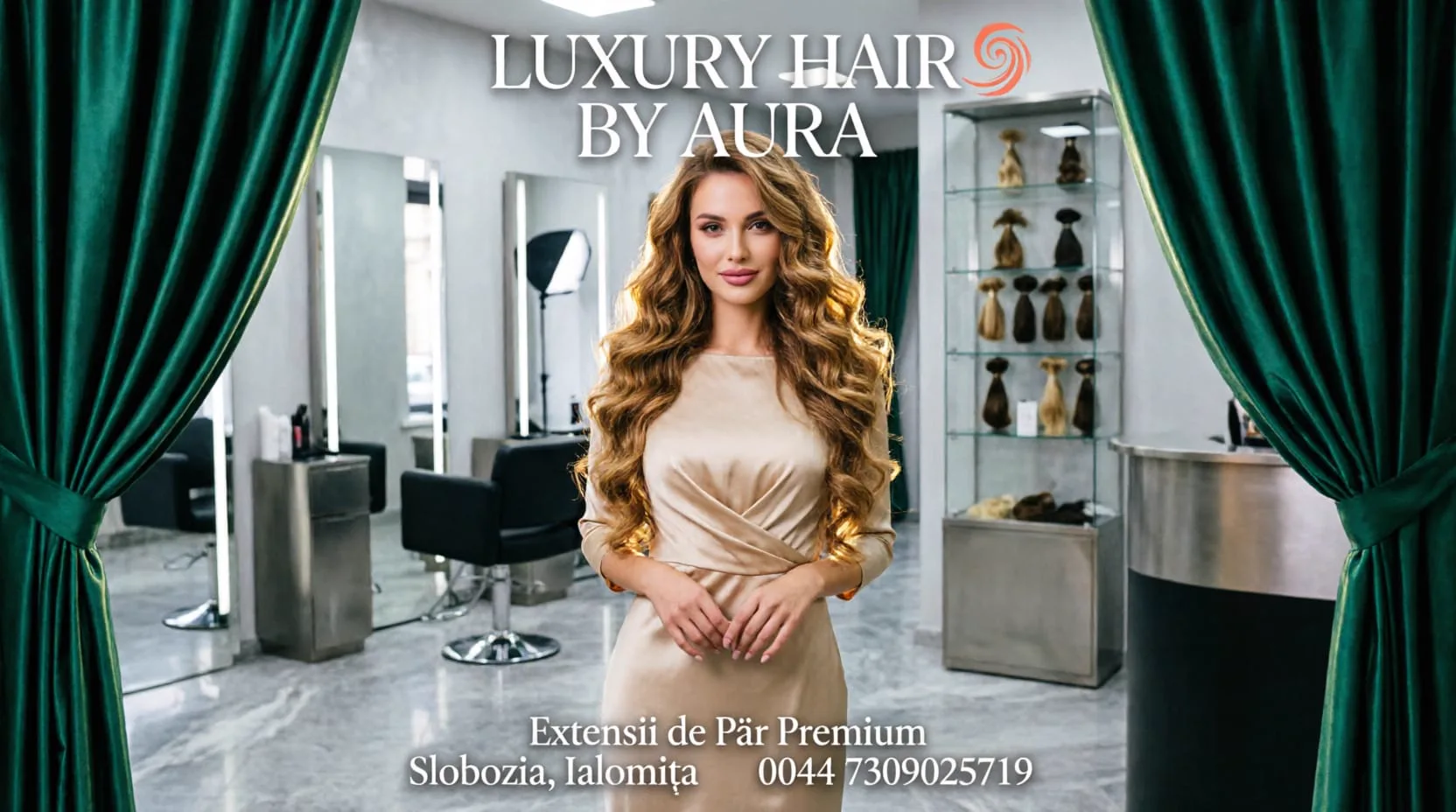 Luxury Hair by Aura — Identitate de Brand — imagine 8